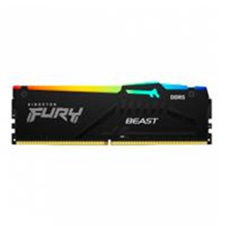 KF556C36BBEA-16 MEMORIA RAM KINGSTON DIMM DDR5 16GB 5600MT/S FURY BEAST BLACK EXPO RGB CL36 288PIN 1.25V C/DISIPADOR DE CALOR P/