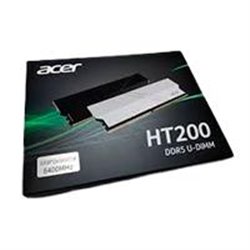 BL.9BWWA.458 MEMORIA  ACER HT200 UDIMM DDR5 64GB (2X32GB) 6400 MHZ PC/GAMING COLOR PLATA (BL.9BWWA.464)