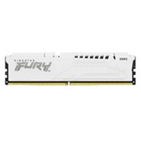 KF560C30BWE-16 MEMORIA RAM KINGSTON DIMM DDR5 16GB 6000MT/S FURY BEAST WHITE EXPO CL30 288PIN 1.4V C/DISIPADOR DE CALOR P/PC/GAM