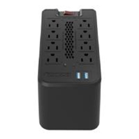 FVR-1221USB REGULADOR AUTOMATICO DE VOLTAJE FORZA FVR-1221USB 1200VA/600W 8 SLDS 2 USB 120V