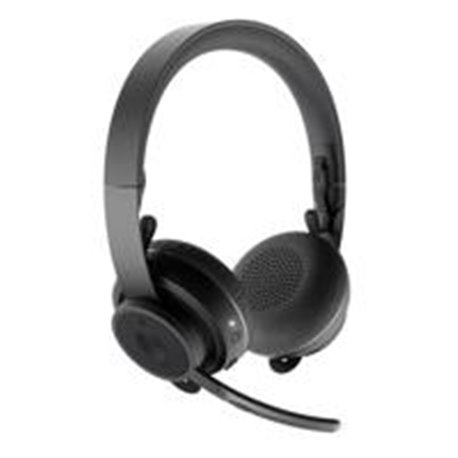 981-000913 AUDIFONOS BLUETOOTH LOGITECH ZONE WIRELES  ANC CANCELACION DE RUIDO RECARGABLES QI CONTROL DE AUDIO INTEGRADO COLOR N