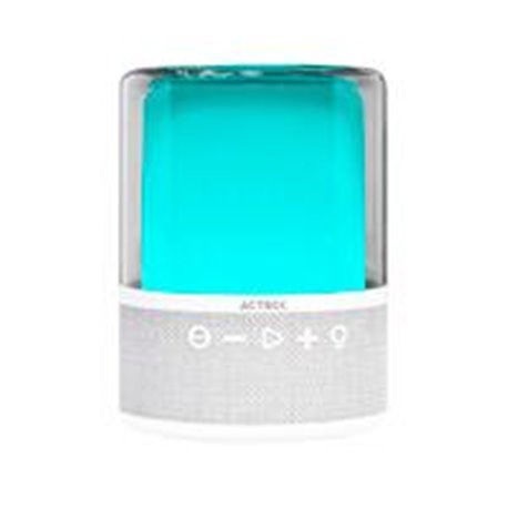 AC-936415 BOCINA ACTECK GLEE PURE AP50 / INALAMBRICA / BLUETOOTH - CONEXION TWS  3.5 MM / SONIDO ESTEREO / 10 W / ILUMINACION L