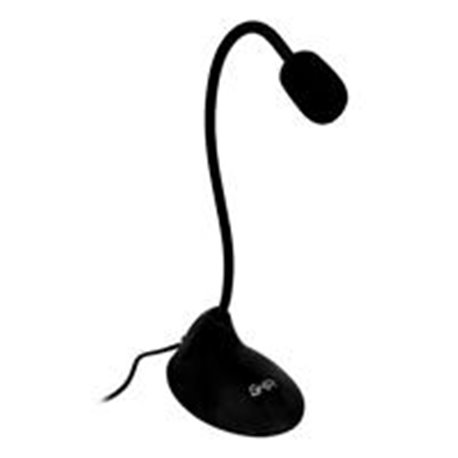 GAC-218-K KIT 7 PIEZAS MICROFONO GHIA PARA PC DE ESCRITORIO CON CUELLO FLEXIBLE 3.5MM