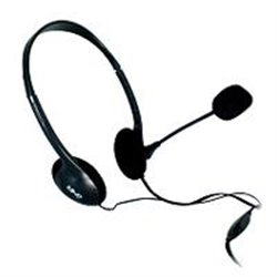 GAC-215-K KIT 100 PIEZAS DIADEMA ALAMBRICA GHIA CON MICROFONO, CONTROL DE VOLUMEN Y CONECTOR 3.5MM AUDIFONO Y MICROFONO, SONIDO 