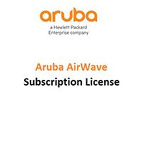 JW546AAE LICENCIA HPE ARUBA AIRWAVE LIC-AW ELECTRONICA - PERPETUA PARA 1 DISPOSITIVO VISUAL RF Y RAPIDS