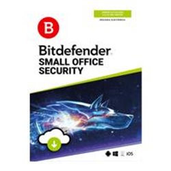 TMBD-337 ESD BITDEFENDER SMALL OFFICE SECURITY 1 AÑO 50 USUARIOS, 1 SERVIDOR Y CONSOLA CLOUD (ENTREGA ELECTRONICA)