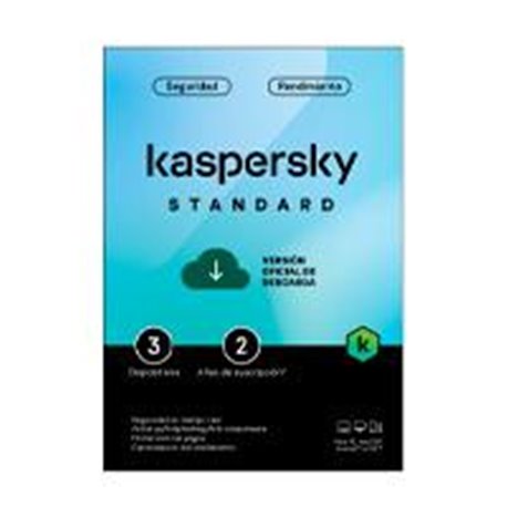 TMKS-467 ESD KASPERSKY STANDARD (ANTI-VIRUS) / 3 DISPOSITIVOS / 2 AÑOS