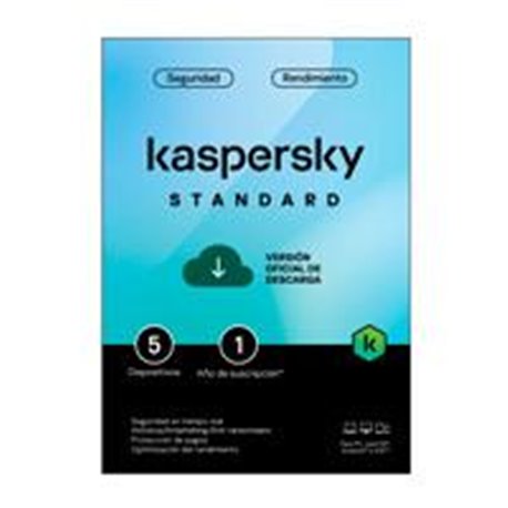 TMKS-453 ESD KASPERSKY STANDARD (ANTI-VIRUS) / 5 DISPOSITIVOS / 1 AÑO