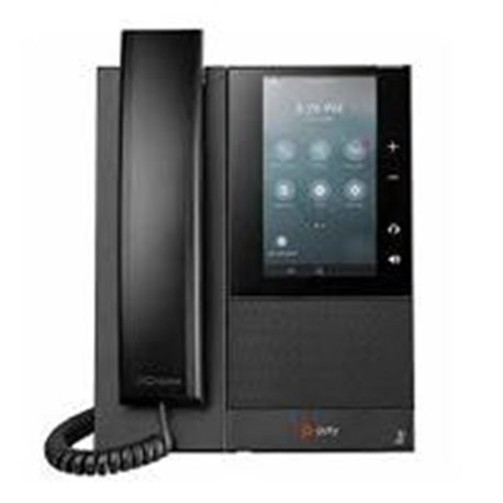 82Z76AA TELEFONO IP HP POLY 82Z76AA CCX 500/ VERSION MICROSOFT TEAMS MULTIMEDIA PANTALLA TACTIL A COLOR DE 5 PULGADAS BLUETOOTH 