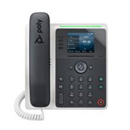 82M87AA TELEFONO IP HP POLY 82M87AA EDGE E220/ 16 LINEAS SIP 2 PUERTO S GIGABIT BLUETOOTH 1 PUERTO USB- A PANTALLA A COLOR 2,8 P