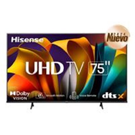 75A6NV TELEVISION LED HISENSE 75 75A6NV SMART TV, VIDAA TV, UHD 4K, DOLBY VISION HDR+HDR10, DTS VIRTUAL X