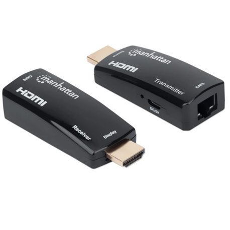 207539 Extensor de video Manhattan HDMI CAT5/6 hasta 60m diseño compacto
