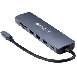 NA-0127 Adaptador Naceb USB-C 7 en 1HDMI+3