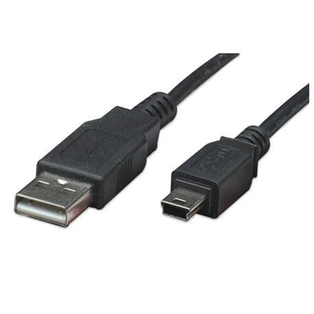 322638 Cable Manhattan USB A a Mini USB B 1m Negro