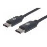 354875 Cable Manhattan USB C 2m m-m V2 Negro
