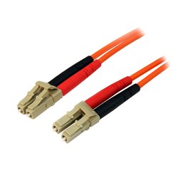 50FIBLCLC2 Cable Startech 50FIBLCLC2 2 m red multimodo duplex fibra optica LC-LC 50/125 patch duplex 10Gbit/s cable de conexión 