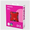 SD620-512GCRD SSD externo ADATA 512GB SD620 USB 3.2 rojo
