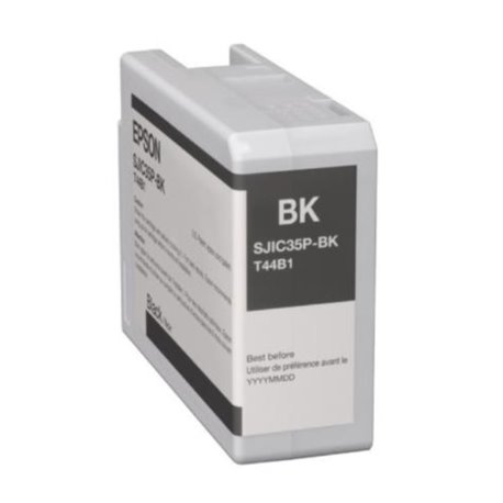 C13T44B120 Tinta Epson C13T44B120 negro SJIC35P para Colorworks C6500 / 6000