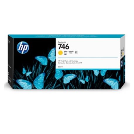 P2V79A TINTA HP LF 746 P2V79A AMARILLO DESIGNJET Z6/Z9 300 ML