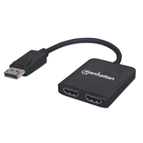 152716 Video Splitter Manhattan de DisplayPort a 2xHDMI