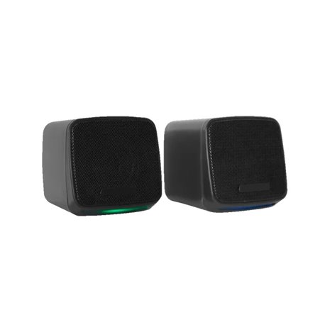 AC-935265 Bocinas Acteck 2.0 Elant Cube AS430 alambricas USB 6W 3.5mm control de volumen