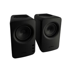 AC-936361 Bocinas Acteck Dynamic Exact Mini BS47 Negro Bluetooth 5.0 10W 3.5mm adaptador de voltaje