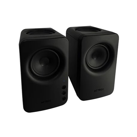 AC-936361 Bocinas Acteck Dynamic Exact Mini BS47 Negro Bluetooth 5.0 10W 3.5mm adaptador de voltaje