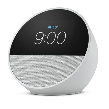 AMAZON ECHO SPOT WHITE Asistente Amazon ECHO SPOT pantalla 2.83 pulgadas blanca