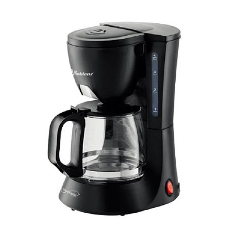 00-0605-00-6 Cafetera Koblenz CKM-204N capacidad 4 tazas filtro permanente lavable función anti-goteo color negro 600W