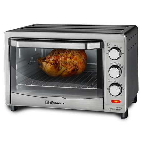 00-3114-00-6 Horno rosticero y convección Koblenz HKM-1500 R capacidad 24L (9 rebanadas pan) 4 programas cocción termostato 100-