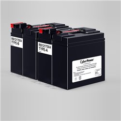 RB12170X4 Paquete de baterías de recambio CyberPower RB12170X4 Voltaje de Salida (Vd.) 24 plomo ácido
