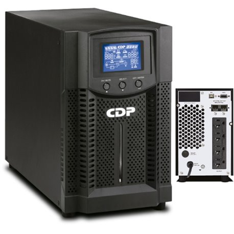UPO11-2 UPS CDP Online UPO11-2 torre doble conversión Onda Senoidal pura 2000VA/1800W 120VCA LCD 4 NEMA 5-20R conector NEMA 5-20