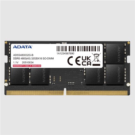 AD5S480032G-S Sodimm ADATA 32GB DDR5 4800Mhz AD5S480032G-S