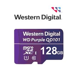 WDD128G1P0C Memoria WD 128GB MicroSD clase10 para video HD hasta 50MB por segundo