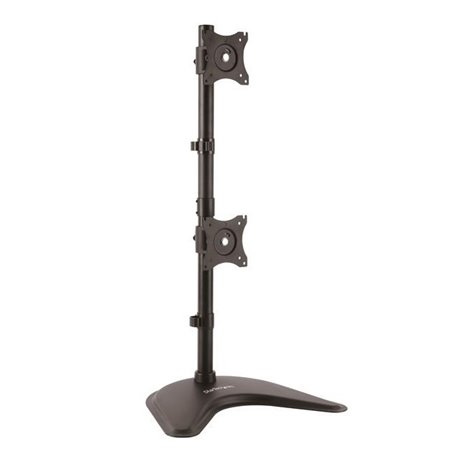 ARMBARDUOV Soporte vertical Startech ARMBARDUOV de acero de servicio pesado para dos monitores base ajustable VESA para pantalla