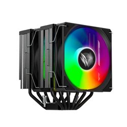 BR-937382 Enfriamiento de Aire Balam Rush Nitrox NX70 negro 6 Tubos de calor de cobre + 2 Vent Silencioso de 120 mm ARGB Torre d