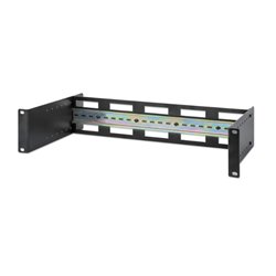 716345 Kit de carril Intellinet DIN ajustable para rack de 19, 2U Profundidad de carril ajustable de 48 a 174mm aluminio negro R