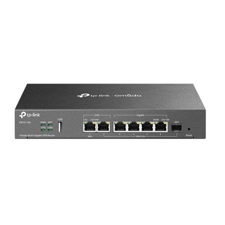 ER707-M2 Router Multi-WAN VPN TP-Link Omada ER707-M2 2x RJ45 2.5Gbps (1xWAN 1xWAN/LAN) 1x SFP WAN/LAN 4x RJ45 gigabit WAN/LAN