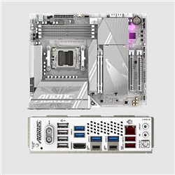 X870 A ELITE WIFI7 ICE Tarjeta madre Gigabyte X870 A ELITE WIFI7 ICE socket AM5 4xDDR5 2xUSB4 (para video) 1xHDMI ATX