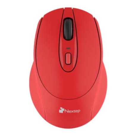 NE-411E Mouse Nextep NE-411E rojo inalambrico ergonomico USB 1600DPI