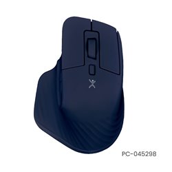 PC-045298 Mini mouse Perfect Choice recargable conexion y conector Dual Pixie color Azul