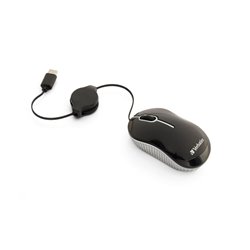 70744 Mini mouse Verbatim de viaje USB-C - Negro