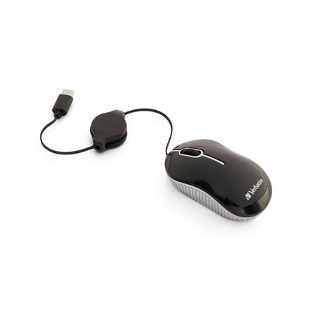 70744 Mini mouse Verbatim de viaje USB-C - Negro