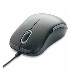 70756 Mouse Verbatim óptico silencioso con cable USB-C Negro