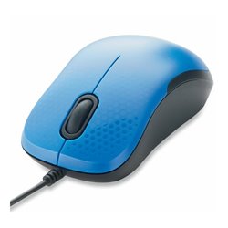 70757 Mouse Verbatim óptico silencioso con cable USB-C Azul