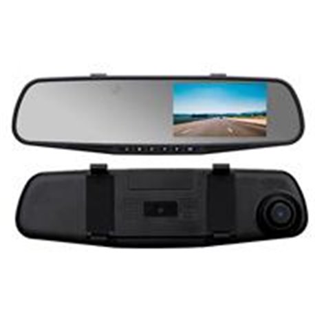 CÁMARA DE DOBLE TABLERO OCULTA/ PROVISION ISR /, ESPEJO INTERIOR DE CAMARA OCULTA Y UNA GRABADORA FRONTAL DE 1080P / HD DVR/,