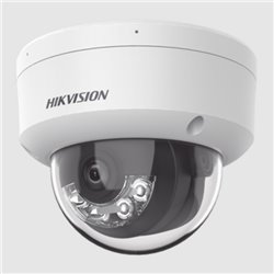 DS-2CD1123G2-LIU(F) Camara Hikvision DS-2CD1123G2-LIU(F) domo IP 2 mpx lente 2.8 mm IR de 30 m + 30 m luz blanca microfono integ