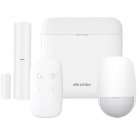 DS-PWA48-K Kit de alarma Hikvision DS-PWA48-K AX PRO 1 hub con bateria de respaldo 1 sensor PIR 1 contacto magnetico 1 control r