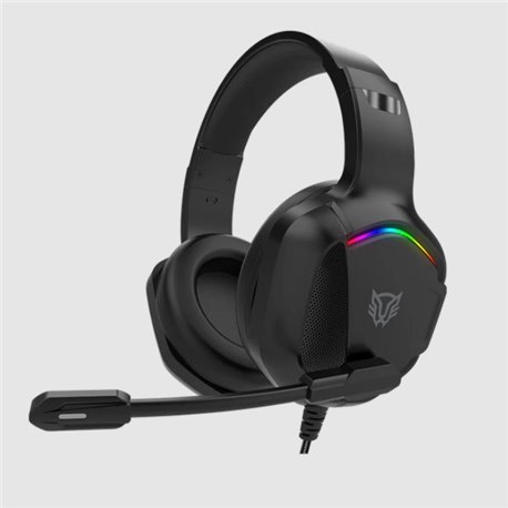 BR-941181 Audifonos Balam Rush Orphix II HS699 Azender Negro alámbricos Over Ear Microfono Fijo Compatible con PC Dispositivos m