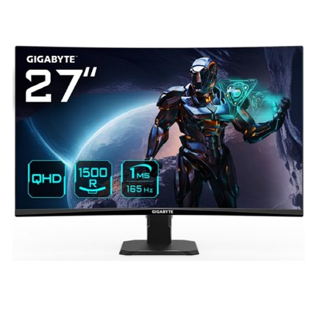 GS27QC Monitor Gigabyte 27 gaming curvo LED GS27QC Quad HD 165Hz 1ms 2xHDMI 1xDP